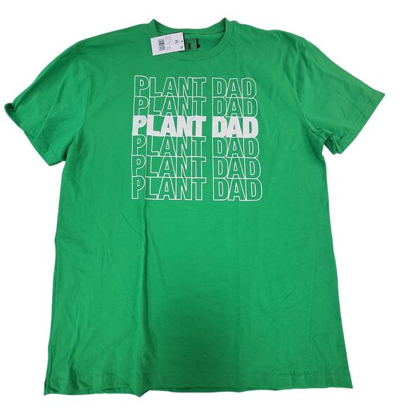 Men's IML Plant Dad Graphic Short Sleeve T-Shirt - Green - XL - NWT - Picture 1 of 5